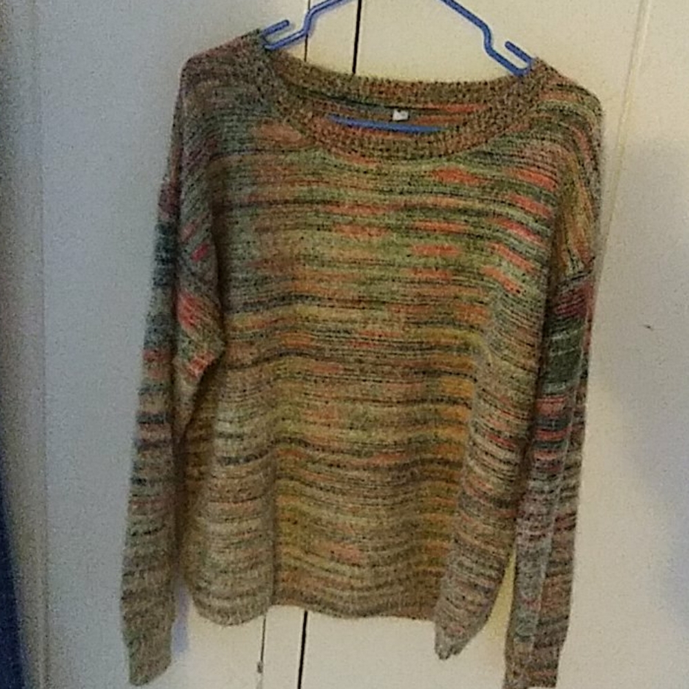 Large Multi-colored Women's Sweater